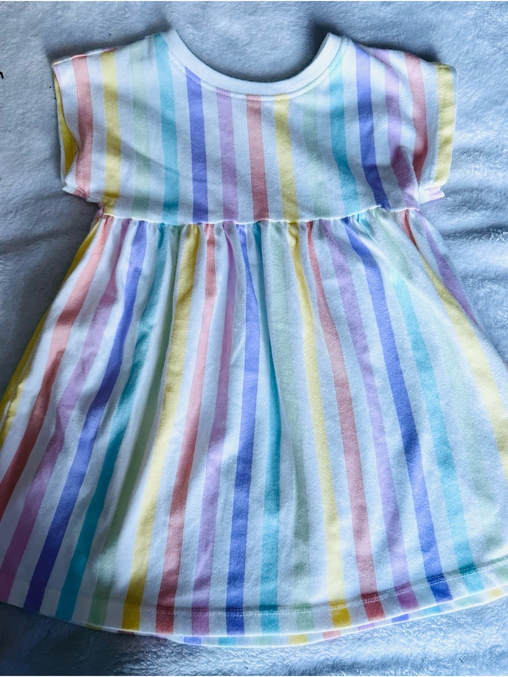 Garanimals Pastel Rainbow Stripe Dress - Multi